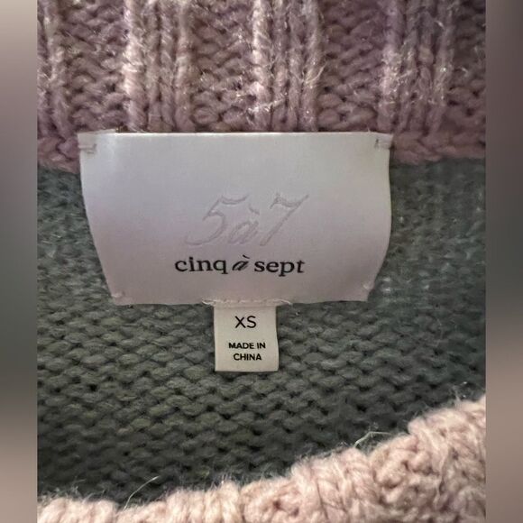 Cinq a Sept Gianni Sequin Fair Isle Sweater - Picture 15 of 16